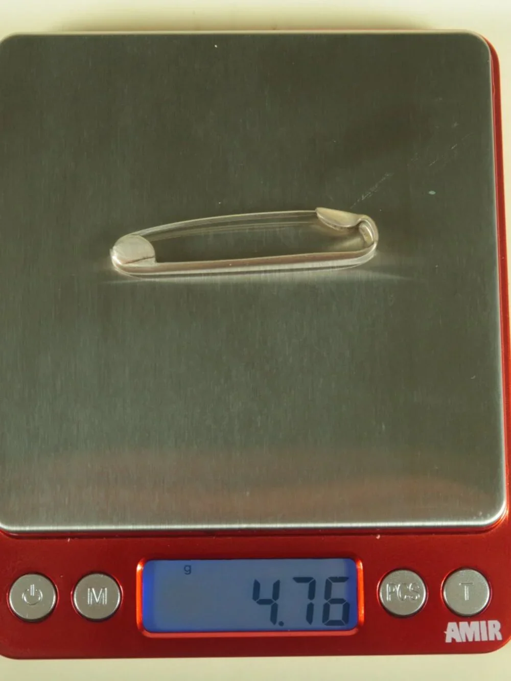 Vintage Napier Sterling Silver Diaper Pin Clean No Engraving